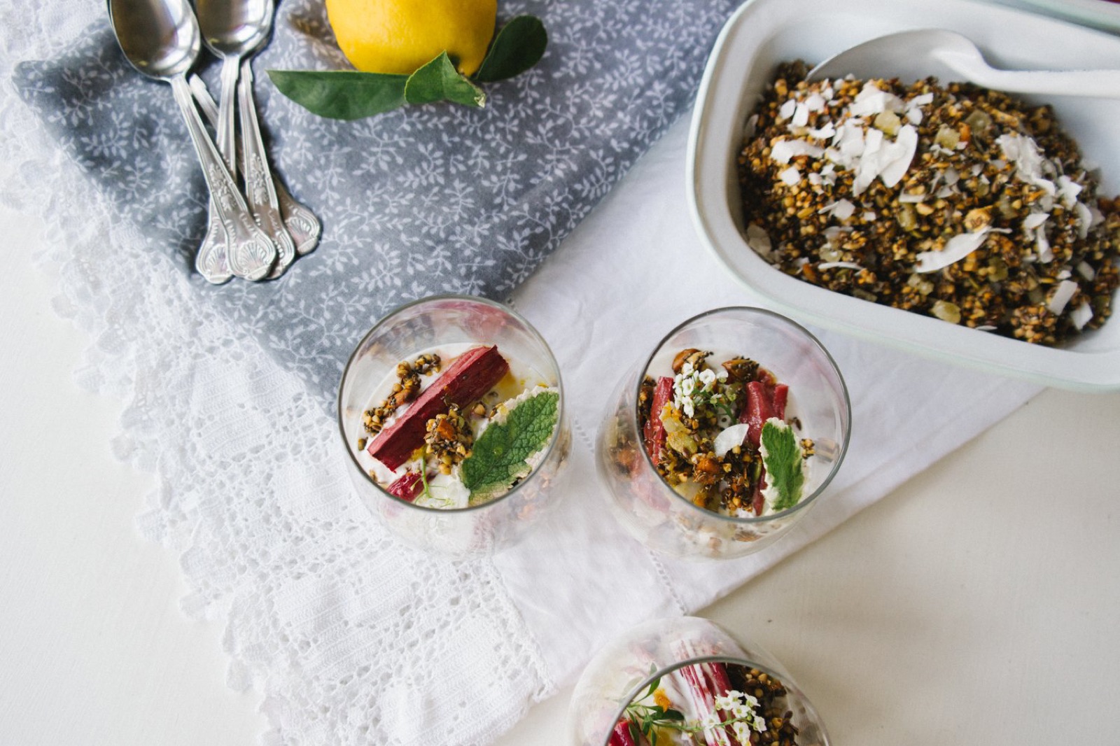 Buckwheat Granola Parfait