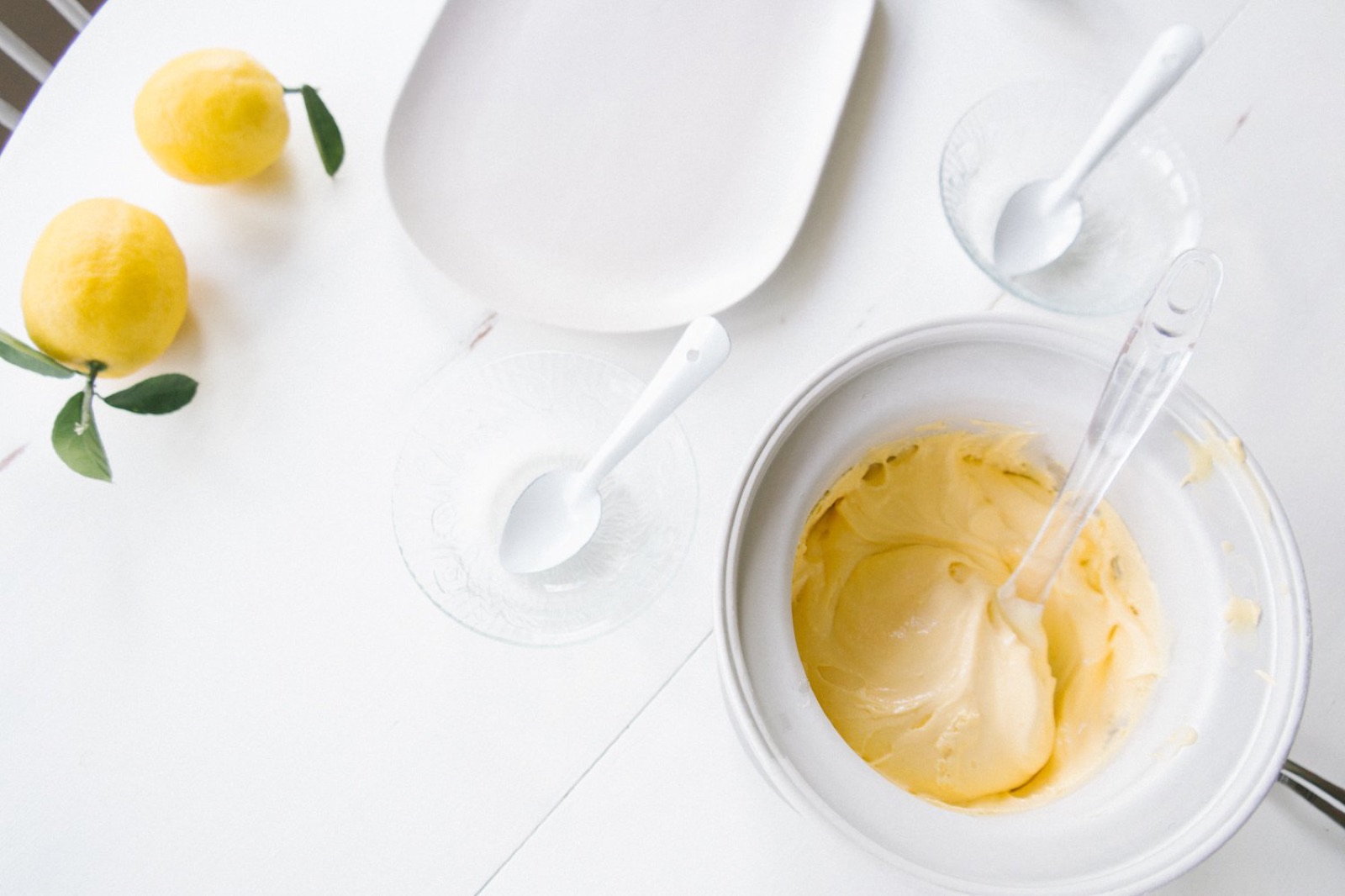 Meyer Lemon Ice Cream