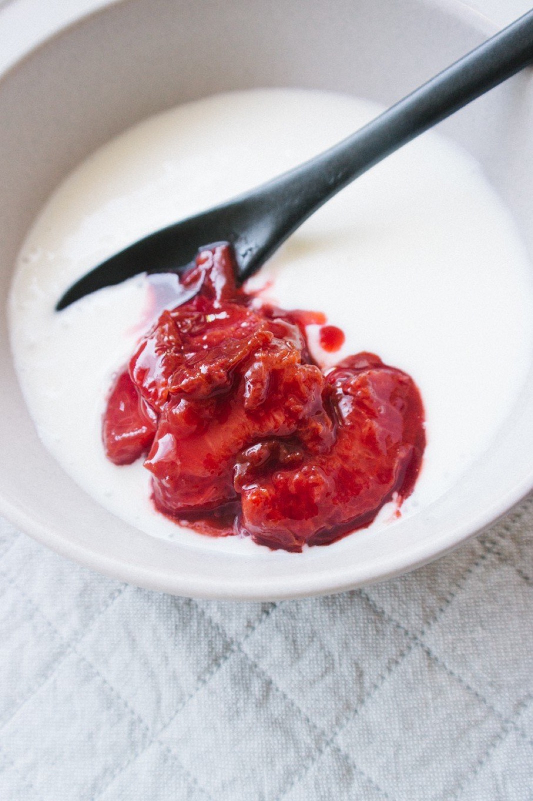 Chocolate Plum Breakfast Bowl