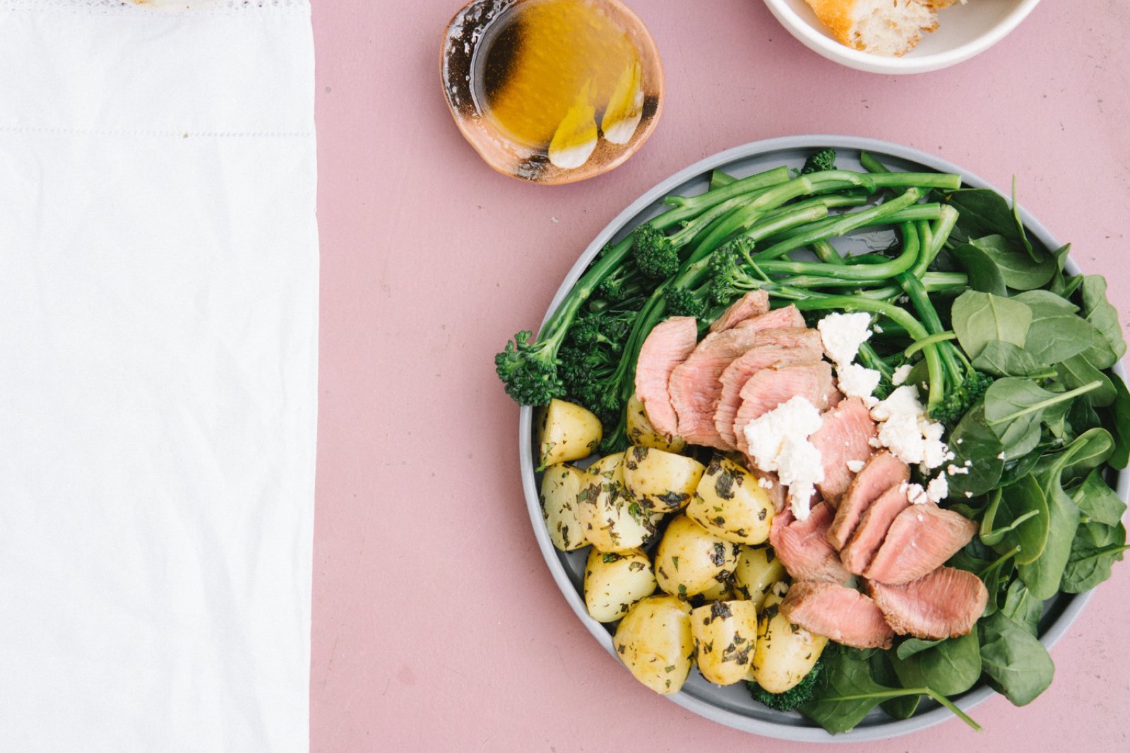 Lemon Lamb Salad